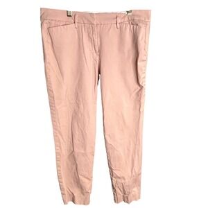 Worthington size 6 Womens Pink Ankle Dress Pants Slim Tapered Business Casual